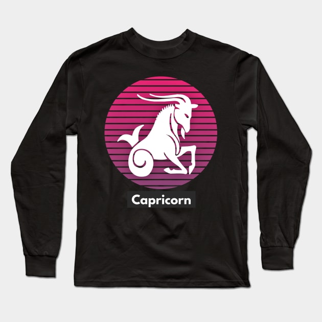 Capricorn (zodiak birthday) Long Sleeve T-Shirt by PersianFMts